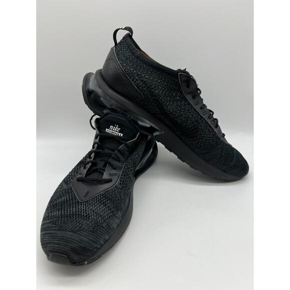 Nike Air Max Flyknit Racer Triple Black Shoes FD2764-001 Men's Size 11 - Picture 4 of 11